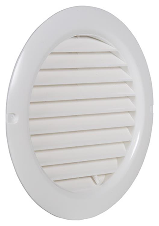 Renson 1006743 - rejilla redonda PVC735 blanca 100-150mm | 1 pieza
