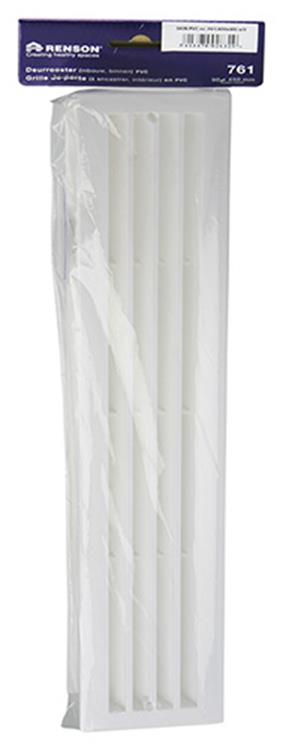 Renson 1006387 - rejilla puerta 761 pvc ral 9010 450x90mm | 2 piezas
