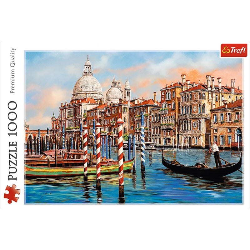 Puzzle Sole della sera a Venezia 1000 pezzi