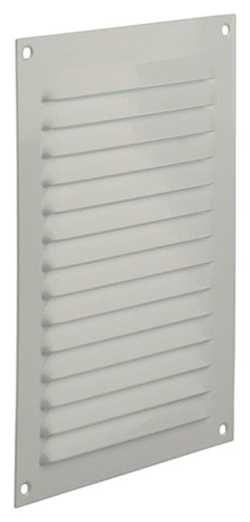 Renson 1006303 - Rejilla de lamas plana aluminio ral 9010 150x200mm | 10 piezas