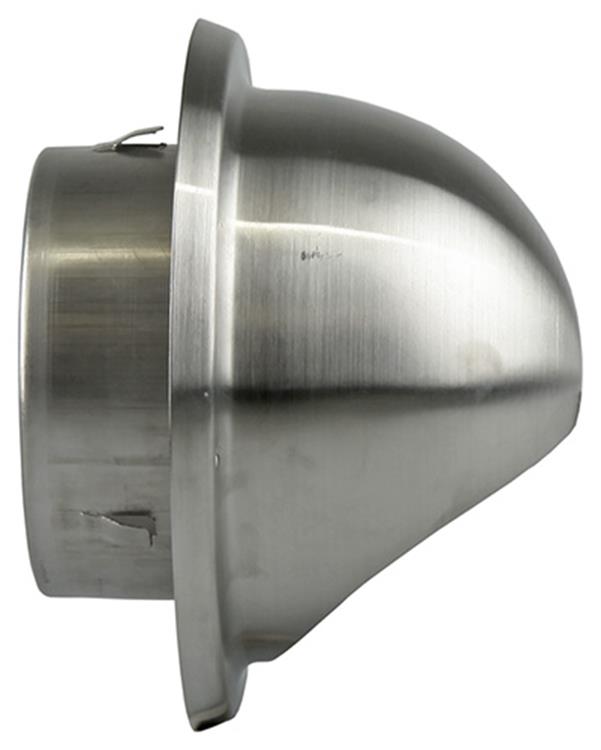 Renson 1006276 - rejilla esférica empotrada acero inoxidable 638 ø125 | 2 piezas