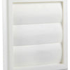 Renson 1006372 - Rejilla campana extractora de superficie 733 PVC RAL 9010 154x154mm | 2 piezas