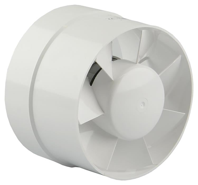 Renson 1006442 - ventilador conducto estándar 7121 blanco ø 100 | 2 piezas