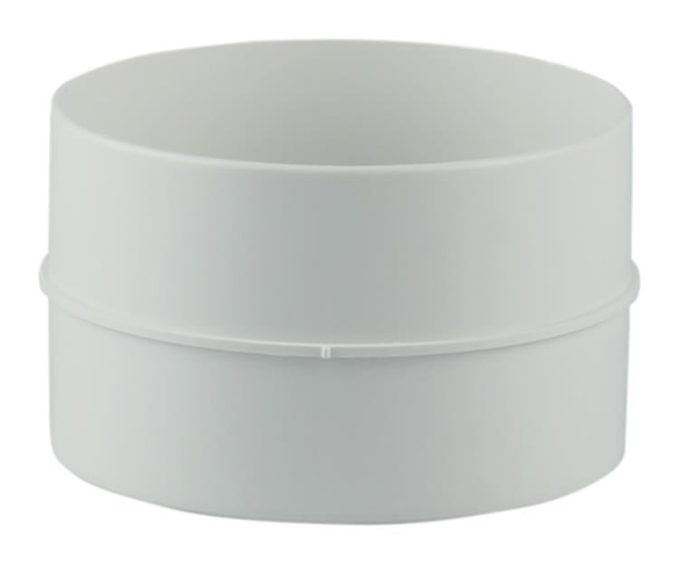Renson 1006395 - Pieza de conexión de PVC 7006 blanco ø 100 | 4 piezas