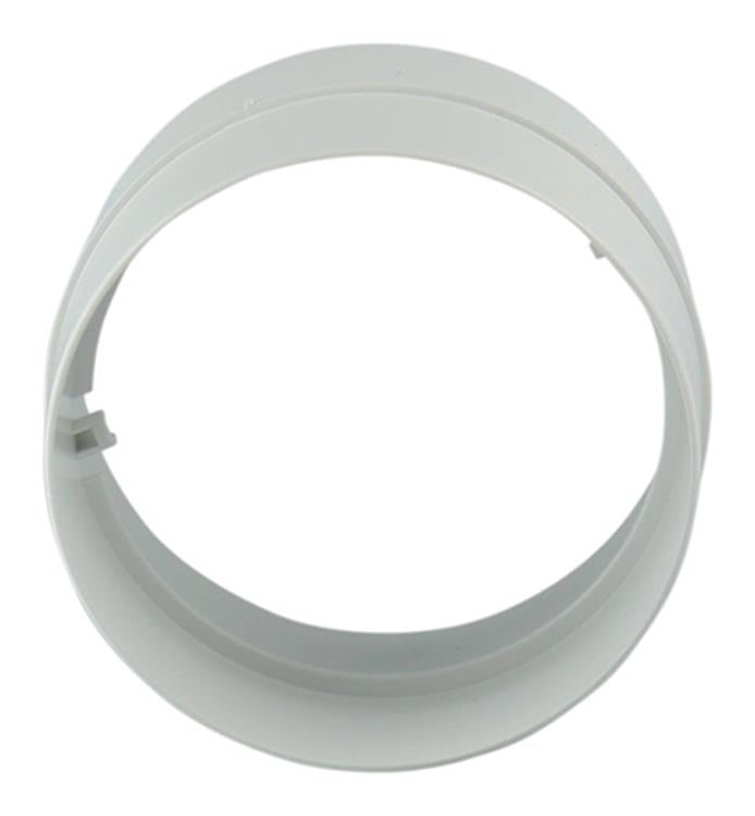 Renson 1006395 - Pieza de conexión de PVC 7006 blanco ø 100 | 4 piezas
