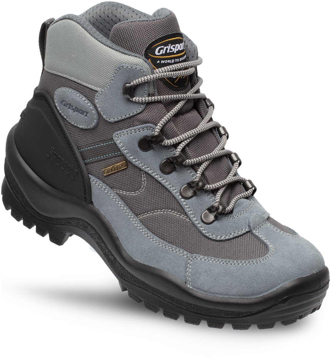 Scarponi da trekking da donna Grisport torino mid - azzurro