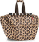 Bolsa shopper Reisenthel easyshopping para carrito de compras - 30l - marrón leo macchiato