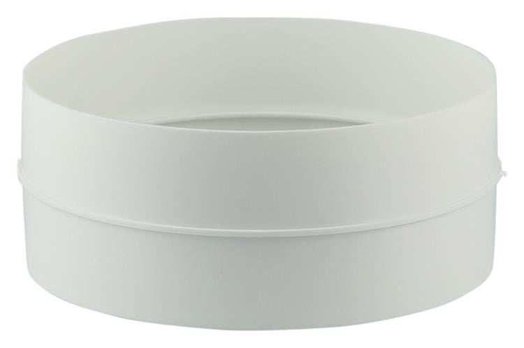 Renson 1006397 - Pieza de conexión de PVC 7006 blanco ø 150 | 4 piezas