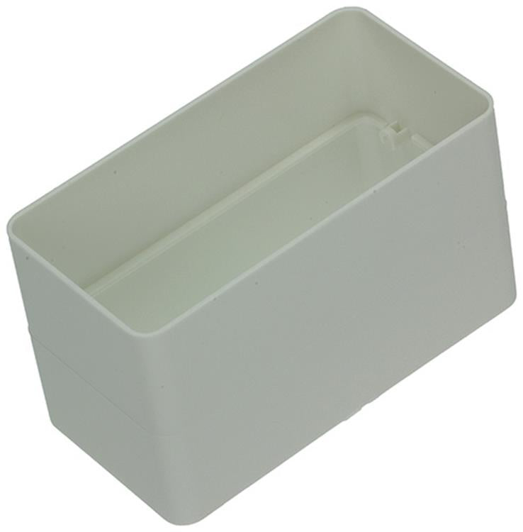 Renson 1006399 - Pieza de conexión de PVC 7008 blanco 110x55mm | 4 piezas