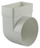 Renson 1006407 - Conexión de esquina de PVC recta redonda 90° 7017 blanco ø 100 | 3 piezas