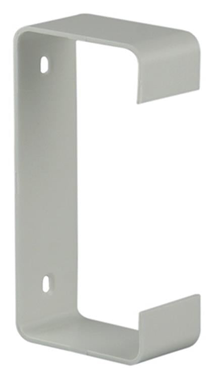 Renson 1006412 - juego de 2 soportes de montaje de pvc 7023 blanco 110x55mm | 5 piezas