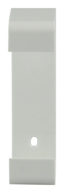 Renson 1006412 - juego de 2 soportes de montaje de pvc 7023 blanco 110x55mm | 5 piezas