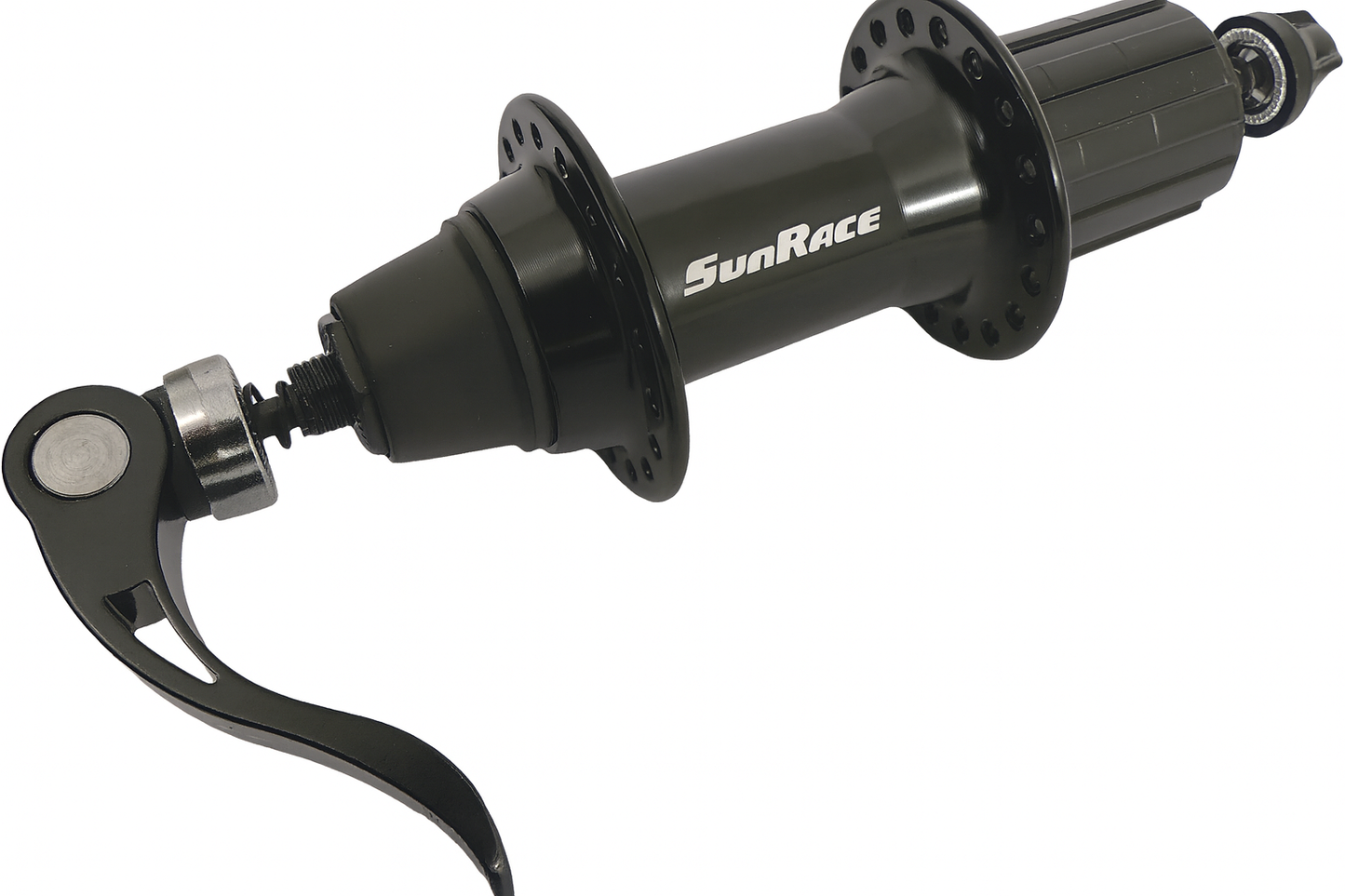 Sunrace achternaaf 8 speed hbm53 - 36 gaats - 135 mm - quick release - zwart