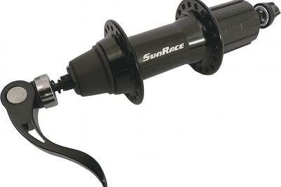 Mozzo posteriore Sunrace 8 velocità hbm53 - 36 fori - 135 mm - sgancio rapido - nero