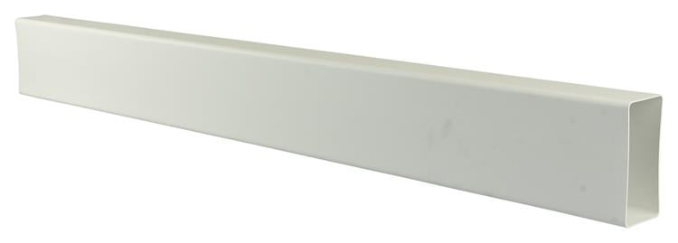 Renson 1006424 - Tubo PVC trozo 1m 7028 blanco 110x55mm | 4 piezas