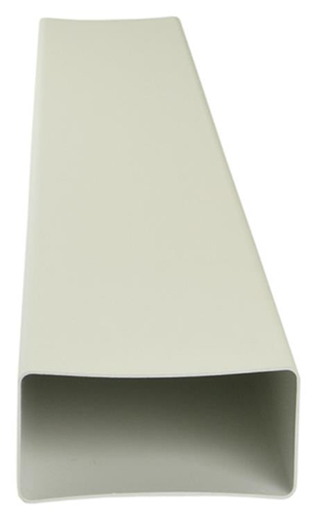 Renson 1006424 - Tubo PVC trozo 1m 7028 blanco 110x55mm | 4 piezas