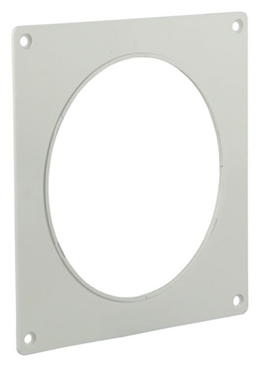 Renson 1006426 - juego de 2 placas de PVC 7031 blanco ø 100 | 5 piezas