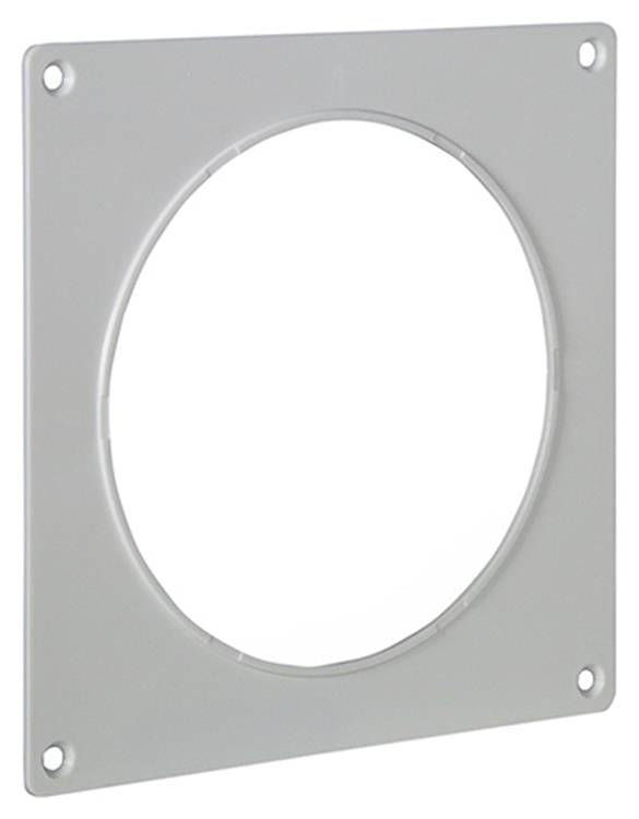 Renson 1006427 - juego de 2 placas de PVC 7031 blanco ø 125 | 5 piezas