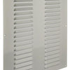 Renson 1006319 - Rejilla de lamas plana aluminio ral 9010 400x400mm | 5 piezas