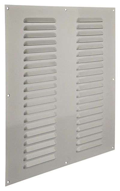 Renson 1006319 - griglia a palette piatta alluminio ral 9010 400x400mm | 5 pezzi