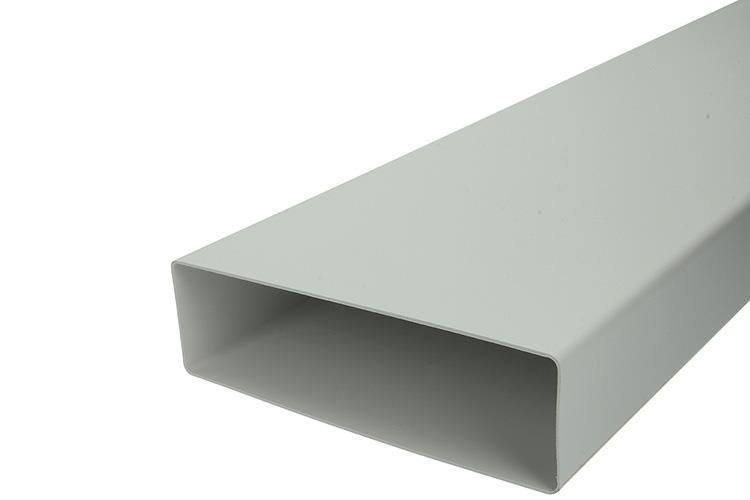 Renson 1006425 - Tubo PVC trozo 1m 7028 blanco 204x60mm | 4 piezas