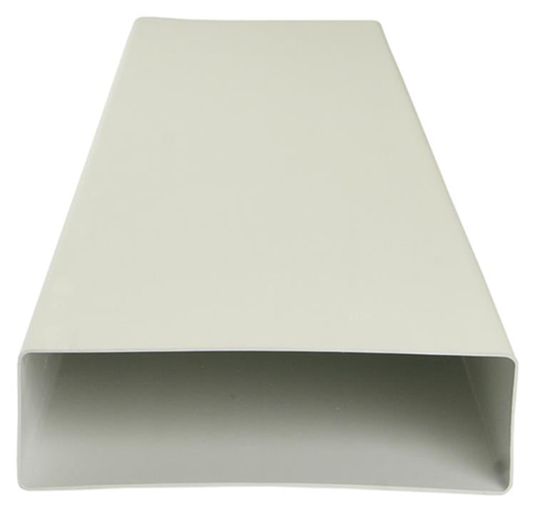 Renson 1006425 - Tubo PVC trozo 1m 7028 blanco 204x60mm | 4 piezas