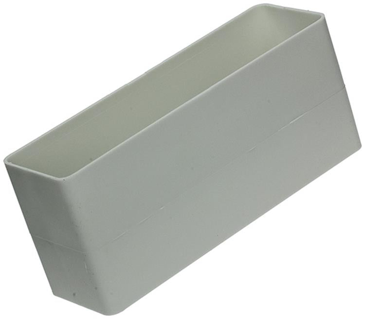 Renson 1006400 - Pieza de conexión de PVC 7008 blanco 204x60mm | 4 piezas