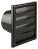 Renson 1006386 - rejilla campana extractora 4 trampillas 742 dia PVC ral 8019 ø100-130 | 2 piezas