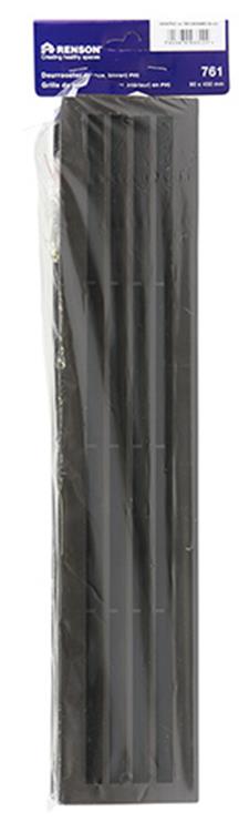Renson 1006388 - rejilla puerta 761 pvc ral 8019 450x90mm | 2 piezas