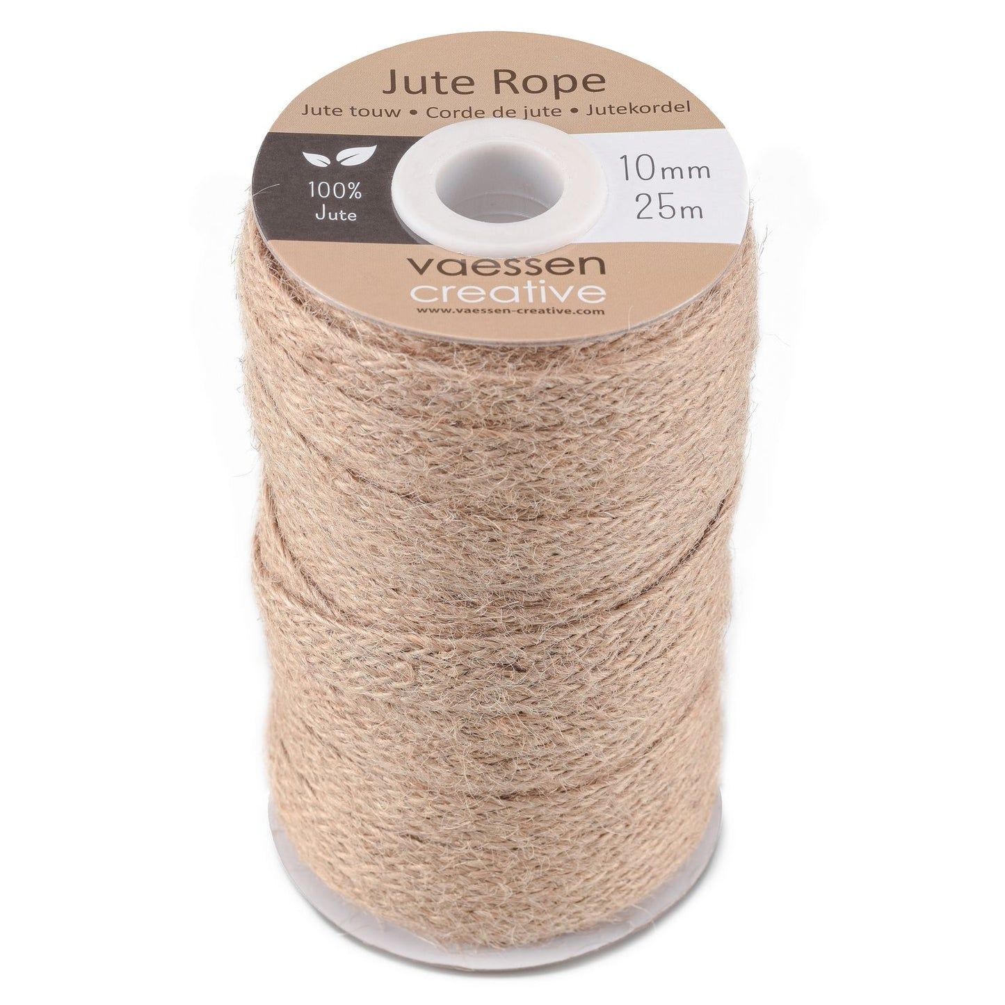 Vaessen creative • corda di iuta naturale 10mmx25m