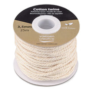 Vaessen creative • katoendraad naturel 3,5mmx25m - afbeelding 1