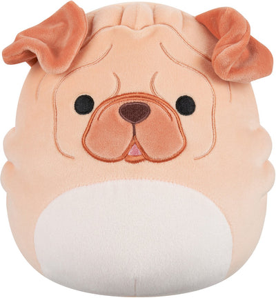 Squishmallows - morton - shar pei marrón - peluche 19cm