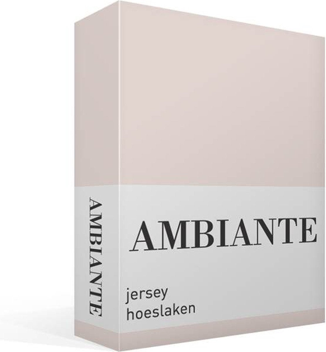 Ambiante jersey - hoeslaken - 90x200 210 - zand