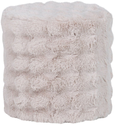 Puf alto Woood olven - tejido esponjoso - natural - 46x46x46