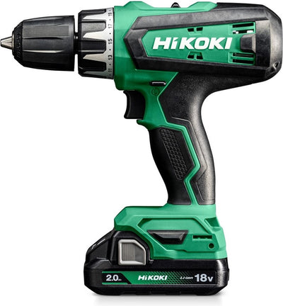 Hikoki battery impact drill 18v 2.0ah in case - dv18dfwcz