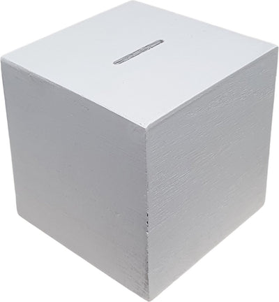 Madera Piggy Bank Square White
