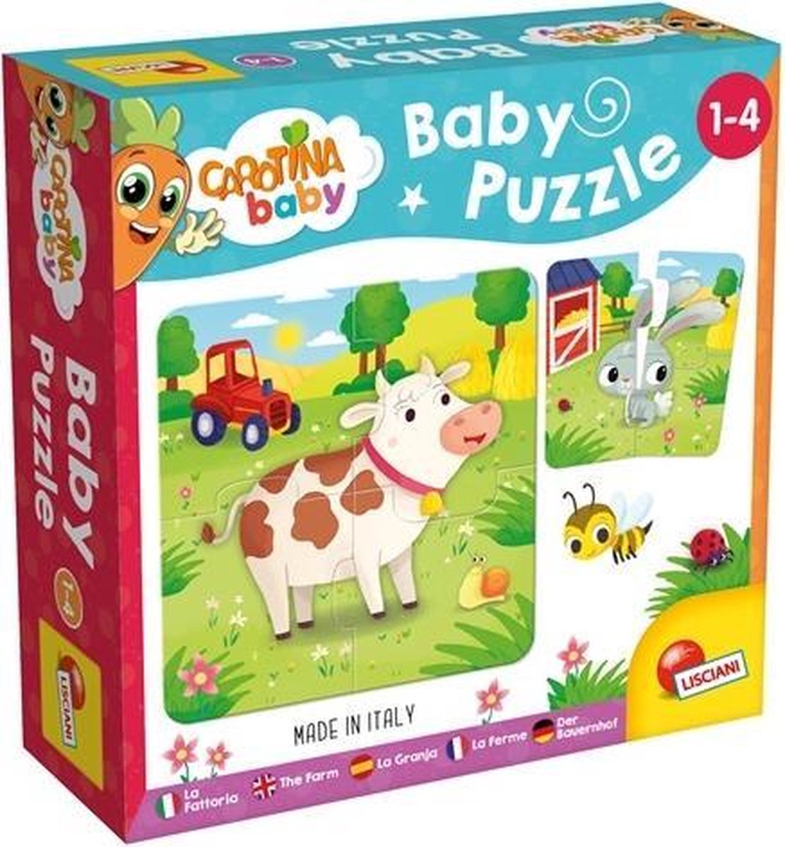 Ericson Lisciani 80083 puzzle puzzle 4 pezzo(i) fattoria