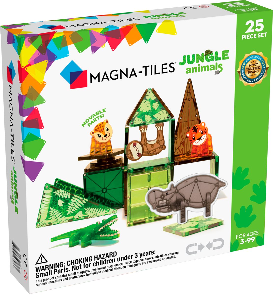 Piastrelle Magna | set da 25 pezzi animali della giungla