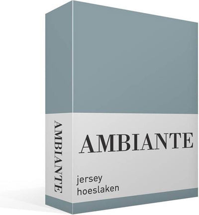 Lenzuolo con angoli in jersey Ambiante - extra large - blu