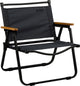 Sedia da campeggio Abbey Camp pieghevole - bassa - 54 x 54 x 60 cm - grigia
