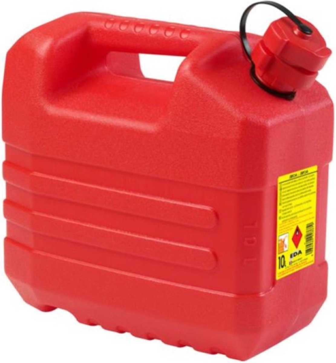 Tanica benzina Eda - con beccuccio - 10 litri - rossa