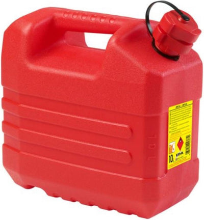 Tanica benzina Eda - con beccuccio - 10 litri - rossa