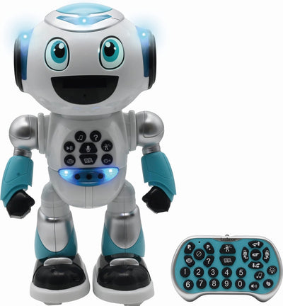 Robot vocale avanzato Lexibook powerman® con quiz, musica, giochi, tiro al bersaglio, storie incl. telecomando (francese)