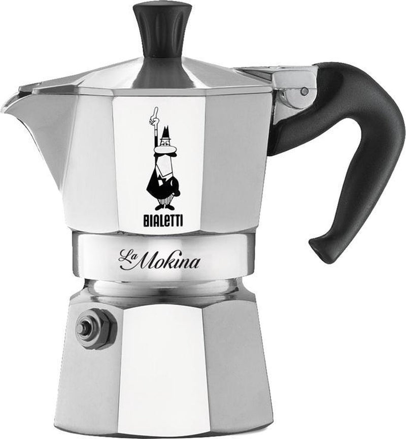 Bialetti 0002380 cafetera manual moka express 0,04 l acero inoxidable