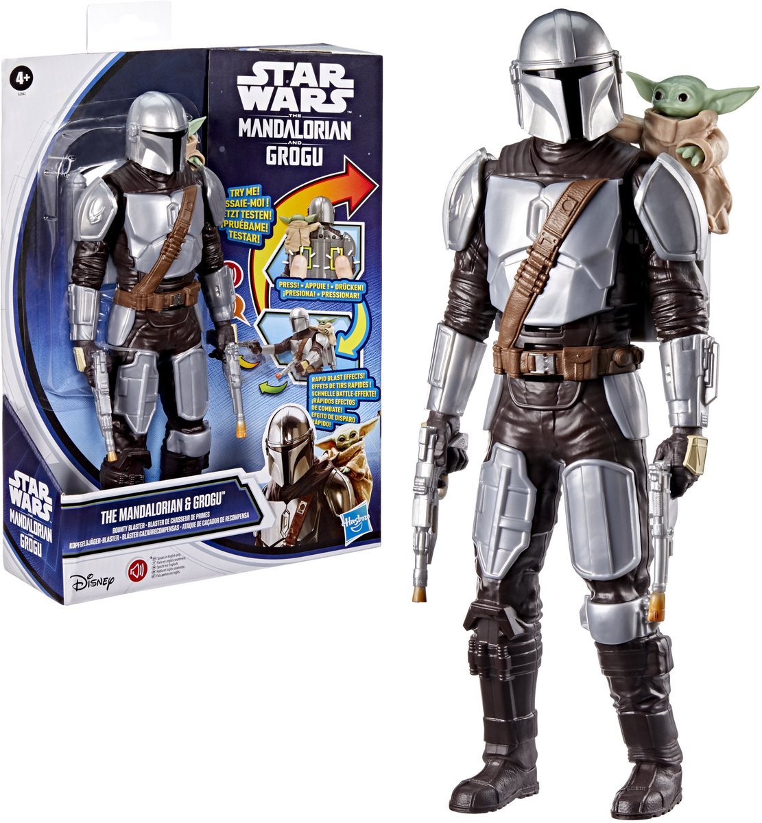 Star Wars the Mandalorian e Grogu Bounty Blaster - action figure 28 cm