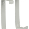 Renson 1006420 - juego de 2 soportes de montaje de pvc 7023 blanco 204x60mm | 5 piezas