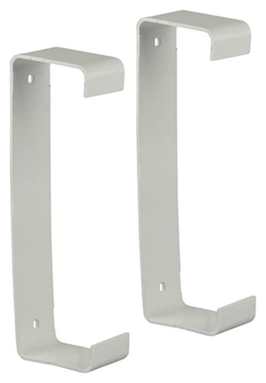 Renson 1006420 - juego de 2 soportes de montaje de pvc 7023 blanco 204x60mm | 5 piezas