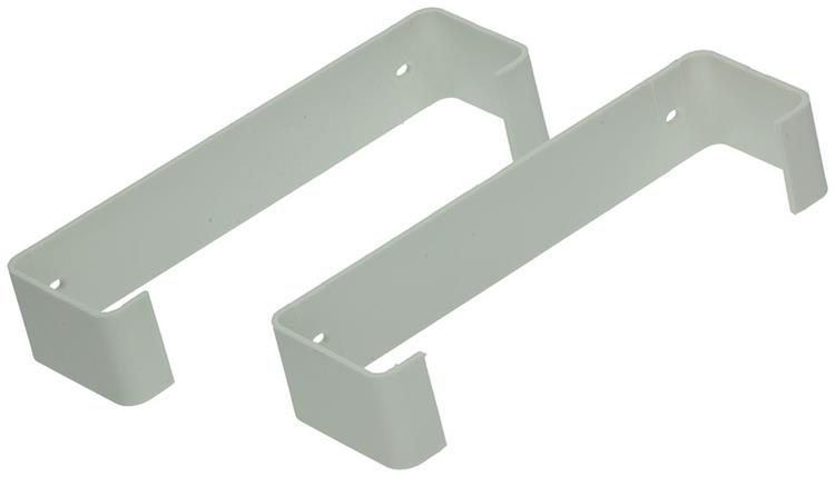 Renson 1006420 - juego de 2 soportes de montaje de pvc 7023 blanco 204x60mm | 5 piezas