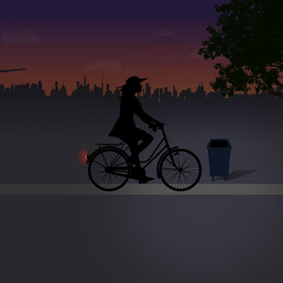 Light posteriore spanninga Pixeo xb batteria Fender Chrome