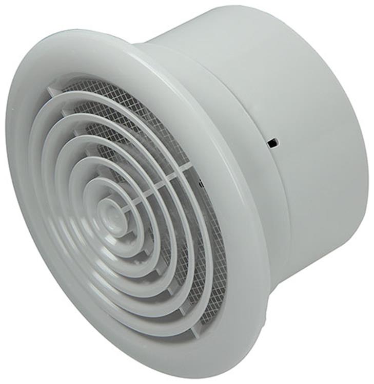 Renson 1006440 - ventilador mecánico redondo ud. 7132 r blanco ø 125 | 2 piezas